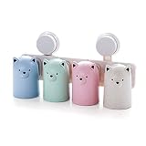 Soporte para cepillo de dientes, distribución de pasta de dientes, sin cicatrices, vasos de agua, que coincida con el número y el tipo de vasos.