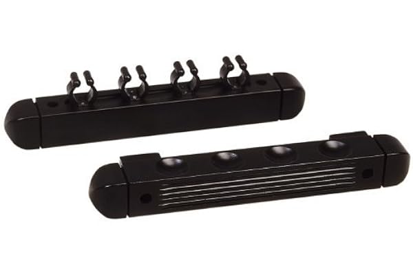 Porte-queues de billard mural - Pour 4 queues de billard – Noir