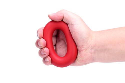 iBegem 3-Stück Handtrainer Ring Silikon, Fingertrainer Klettern, Unterarmtrainer, Strengthener, 30LB 40LB 50LB Zum Training Deiner Kraft und Ausdauer - 5