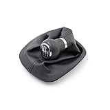 vw passat 1998 lochkreis Farbe: Wie Sie sehen Schalthebel-Schaltknauf 5-Gang-Leder-Gangschaltung Schaltknaufabdeckung für VW Passat B5 1997-2000