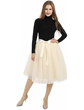 Petticoat 50er Jahre von COLLEER, Retro-Faltenrock perfekt zu Strick und Heels oder Sneakers, Unterrock für Hochzeit...