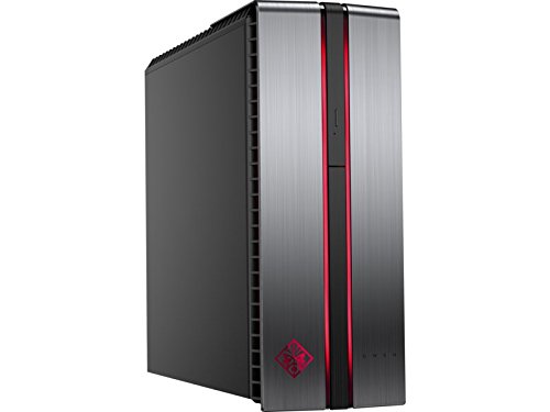 HP Omen 870 – 117 NS Desktop-PC (Intel Core i5 – 6400, 8 GB RAM, 1 TB HDD, NVIDIA GeForce GTX 950, FreeDOS 2.0), | bleifarben – Spanische Tastatur und optische Maus QWERTY - 3