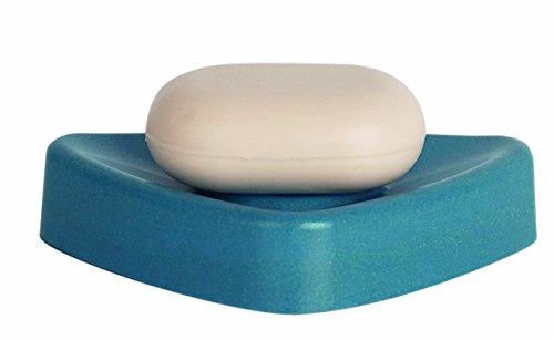 Spirella Trix Eco Badset Badezimmer Sortiment Acqua Blau 5-Teilig Eco Friendly + Kostenloser Zahnbecher Extra !! - 8
