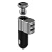 Produktbild grandey Q10 Bluetooth Headset mit KFZ Ladegerät USB-Schnittstelle Bluetooth Stereo Headset Answer Call für Telefon Mini Adapter BT 4.0 Kopfhörer Auto Ladekabel