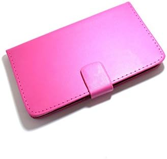 FidgetSmithⓇ Pink Premium PU Leather Case Magnetic Flip Wallet Stand Case Book Cover With Cards And Cash Slot For Samsung Galaxy Note II GT-N7100, N7105