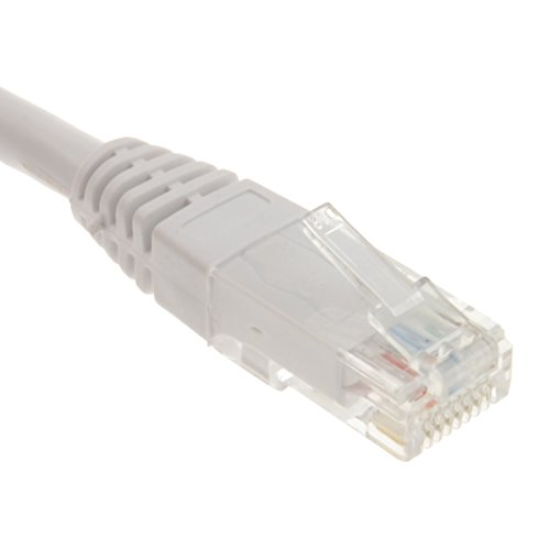 Netzwerk CAT6 UTP Ethernet RJ45 Verlängerung Männlich Weiblich Kabel Weiß 1 m - 3