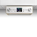 DAS LEISTUNGSSTÄRKSTE: Das auna Connect Soundchef Unterbau-Internetradio ist mit seinen integrierten 2 x 3