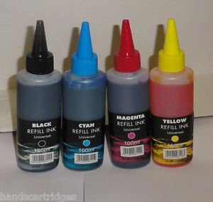 400Ml Bottled Ink Fits Brother Mfc-490Cw Mfc-6490Cw Lc1100 Ciss/Refillable Cart