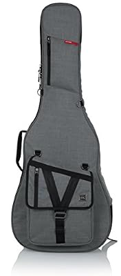Gator Amazonukkitchen Gator Transit Series Sac rembourré pour guitare acoustique Guitare acoustique grise