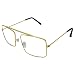 Silver Kartz Rectangular Unisex Sunglasses(Wy-147|55|Clear) RS.245.00