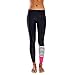 Produktbild Elecenty Yoga Hose Dünne Lange Leggings Damen,Frauen Reizvolle Yogahose Streifen Stretchhose Trainingshose Jogginghose Activewear Hosen Fitnesshose Leggins Sporthose Bleistifthosen (L, Schwarz)