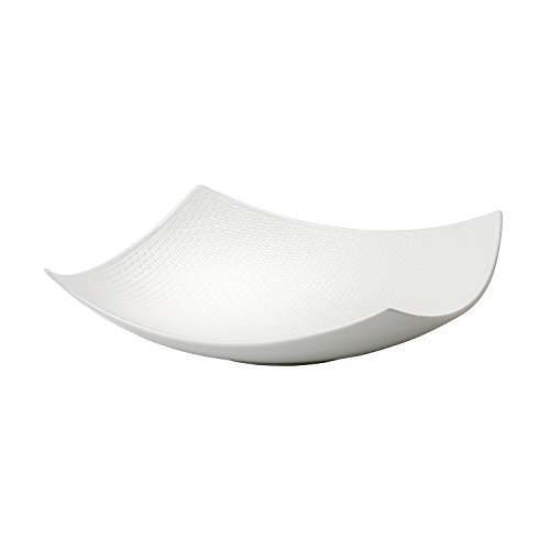 Wedgwood40023884 Gio Sculptural Bowl 10", Bone China, White