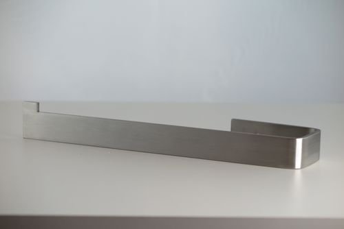 Handtuchstange Badezimmer Edelstahl Bad Wand oder Schrank Galeara 34cm Eckig Rechts 10 jahre Garantie - 5