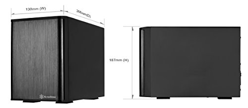 SilverStone SST-TS431S – Mini SAS Externes Festplatten-Gehäuse für 4 x 3,5″ SAS/SATA-HDDs oder SSDs mit integriertem Netzteil und 2 x 60 mm-Lüftern, schwarz - 16