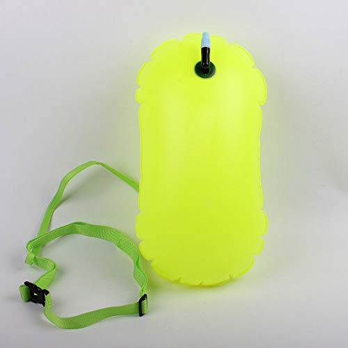 limitlessXme Boya De Natación Amarilla Plus Bolsillo Impermeable Celular. Visibilidad y Seguridad al Nadar en el mar y en el Lago