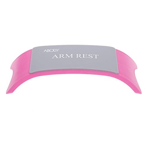 Sindy Comfortable Plastic & Silicone Cushion Pillow Salon Hand Holder Nail Arm Rest Manicure Accessories Tool Equipment (pink)