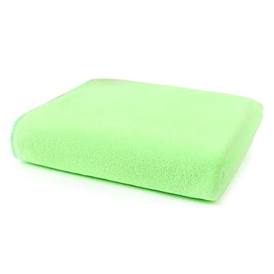 Absorbant Serviette - TOOGOO(R)70x140cm Absorbant Sechage en Microfibre Plage de Bain Serviette Gant de Toilette Douche (Vert clair)