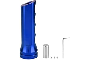 EVGATSAUTO Hand Brake Sleeve Car Handbrake Cover, Universal Auto Car Aluminum HandBrake Cover Handle Protector Hand Brake Sleeve (Blue)