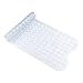 Produktbild FHzytg Rutschfest Duschmatte TPR Gummi Badewannenmatte mit dem Massage Ball Antibakteriell Duschmatten für Badewanne & Dusche (Transparent, 40 x 100 cm)