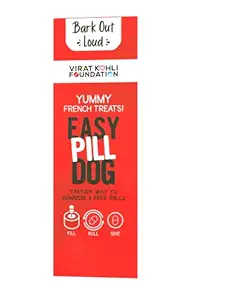Bark Out Loud by Vivaldis - Easy Pill Dog | Tasty Pill Pockets to Mask Taste & Smell of Medicines (Tablets & Liquids)| Highly Palatable with Chicken & Duck Meat 3 Bars x 20 GMS. Pack of One