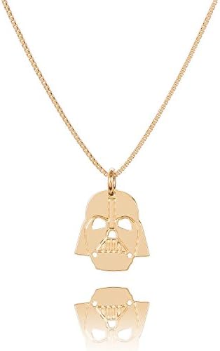 Malaika RaissStar Wars Gold Vader Pendant Necklace 24ct Gold Plated - STW-N3109