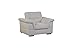 Produktbild Cavadore Sessel Tuluza / Fernsehsessel grau passsend zur Sofagarnitur Tuluza/ Modernes Design / Größe: 117 x 87 x 93 cm (BxHxT) / Hellgrau