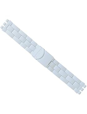 SWATCH Ersatzband Full Blooded WHITE SKULL (ASVCW4000AG)