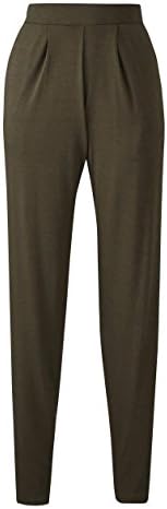 Simply Be Womens Plus Size Harem Jersey Trouser in Deep Kharki 22