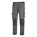 Produktbild Mascot Erlangen Arbeitshose  Große Farbauswahl | Dreifache Kappnähte | Ergonomische Passform | CORDURA-Gewebe | Reflexeffekte  Öko-Tex  Top Qualität  Top Preis (82C48, Dunkelanthrazit/Schwarz)
