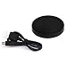 Generic Universal Round QI Wireless Charger Charging Pad Plate for Phone Black RS.335.00