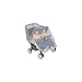 Mosquito Net for Twin or Tandem Buggy Pushchair FREE Travel Net Bag