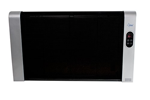 SUNTEC Infrarot-Wärmewelle Heat Wave Style 1500 LCD [Für Räume bis 45 m³ (~19 m²), Wellness-Wärme + gutes Raumklima, 3 Heizstufen, Timer, Freistehend/Wandmontage, 1500 Watt] - 3