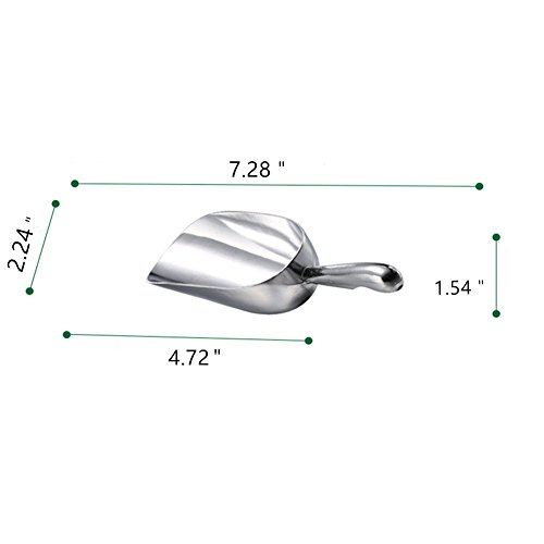 2 Stück 6oz Eis Schaufel Süßigkeiten Tierfutter Schaufeln Für Party Hochzeit Bar Buffet - 2