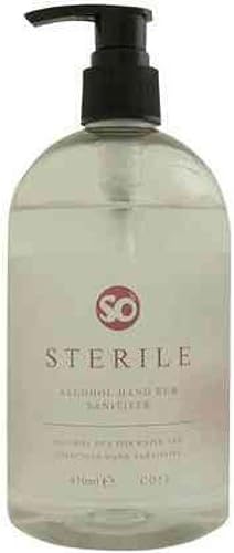 Selden SPD1048 So Sterile Alcohol Hand Sanitiser, Pump Bottle, 450 mL