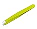OceanPure Stainless Steel Slant Tip Tweezer (Neon Yellow)