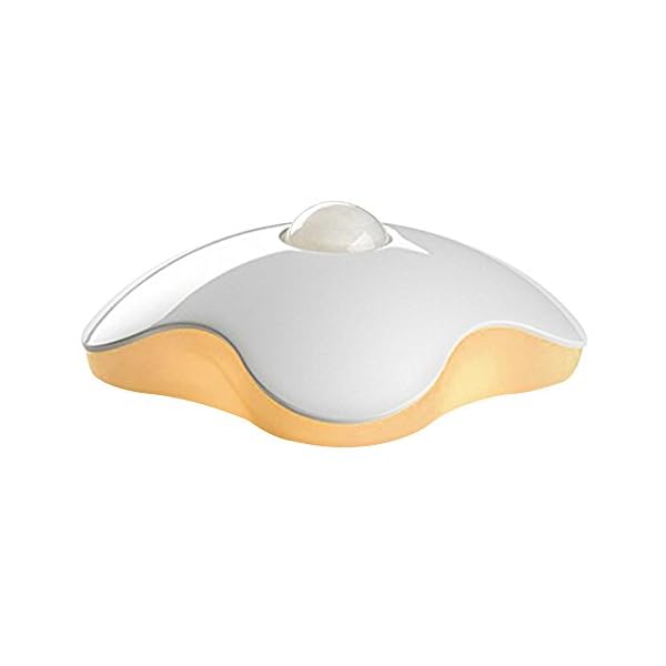 Skitic Automatic LED Night Light, Four-leaf Clover Designer Night Control Lamp with Dual Infrared Motion Sensor Activated Battery Operated Human Body Induction and Wall Sconce Lights Bedside Lighting Cabinet Lamp for Stairs Corridor Bathroom Bedroom Children Room (AAA Batteries Not Included) - Image 3