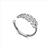 Style Queen Swarovski Elements Leaves Design Adjustable Ring For Women & Girls RS.349.00