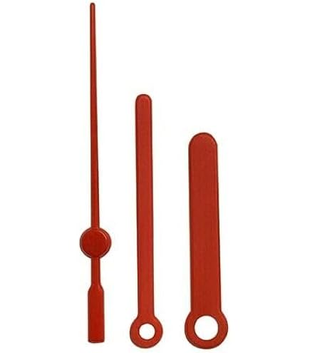 Ersatz-Quarz-Uhrzeiger Set – Minuten- Und Stundenzeiger Mit Kunststoffschaft, Für 3,5 Mm Und 5 Mm Lochdurchmesser