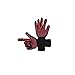 Produktbild kairuigeli Barbecue gloves, Heat Resistant Gloves, Perfect For BBQ- Grilling Cooking Hot Ovens Gloves Protect Your Hands From Extreme Heat, 13" Long for Extra Forearm Protection, Red Silicone Insulated (1 Pair) 932°F
