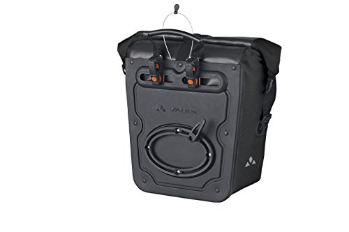 VAUDE Radtasche Aqua Front, black, 31 x 30 x 17 cm, 28 Liter, 10916