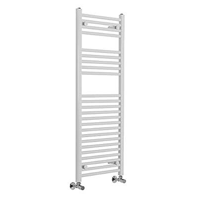 WarmeHaus Sèche-serviettes eau chaude 625W - 1500 x 500mm - Droit - Blanc - Radiateur salle de bain - Chauffage central