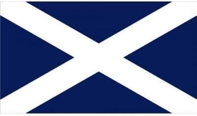 All British Store Scotland Saltire Flag Self Adhesive Vinyl Car Sticker Extra Large (~A4) 30 x 20cm - Land Rover Taxi Van Bus Lorry Boat etc