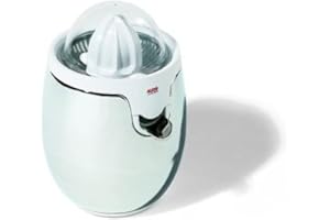 Alessi SG63 W Elektrische Zitronenpresse, Edelstahl, weiß, 1 x 29 x 10 cm, Einheiten, 1.0