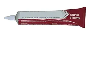 Hair Wig/Extensions fixing Waterproof Hold Glue Tube - Pack of 1 with Application Guildlines