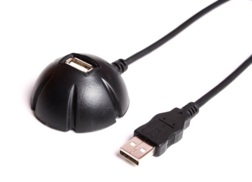 BIGtec 1,5m USB Verlängerung , Docking Ball Dockingball Verlängerung USB A/A A Stecker – A Buchse Docking Station , Verlängerungskabel 1,5m USB - 3