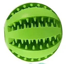 POODLES Dog Ball Toys for Pet Tooth Cleaning, Chewing, Fetching, IQ Treat Ball Food Dispensing Toys