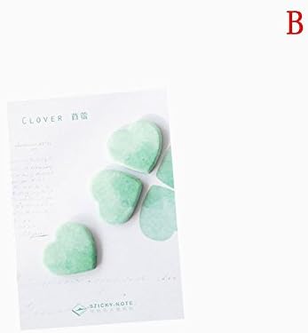 Sunsline Creative Flowers Leaf Memo Pad Paper Sticky Notes Kawaii Stationery Office School Supplies (B)