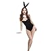 Price comparison product image TAOtTAO Women Sexy & Cute Rabbit Cosplay Padded Spice Lingerie G-String Underwear Jumpsuit Bunny Girl
