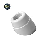 portalampara de porcelana iusa PORTALAMPARAS E27 ZOCALO CURVO PORCELANA RETRACTILADO EDM