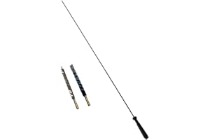 ARMERIAONLINE SINCE 1999 Kit Pulizia con scovoli e Bacchetta Cal 9 Calibro 4,5 22 Kit Pulizia Completo Carabina Aria compressa